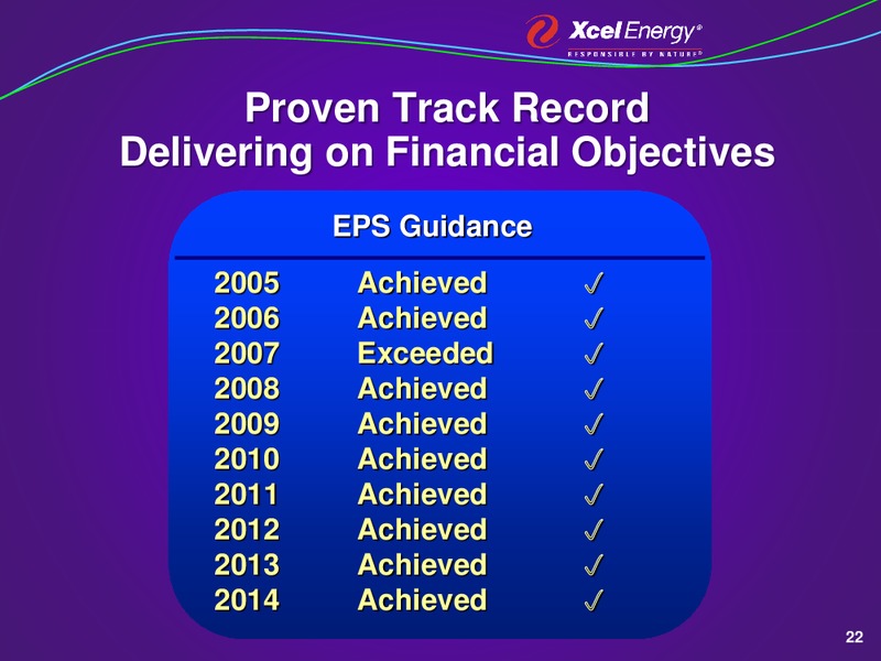 WEST COAST INVESTOR MEETINGS – Xcel Energy – slide 21