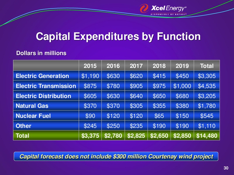 MAY 2015 INVESTOR PRESENTATION – Xcel Energy – slide 29