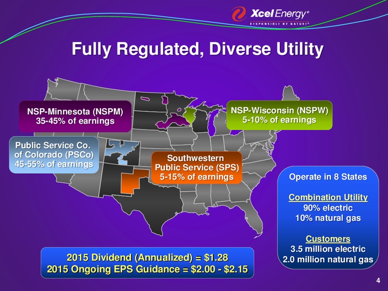 AGA FINANCIAL CONFERENCE – Xcel Energy – slide 3