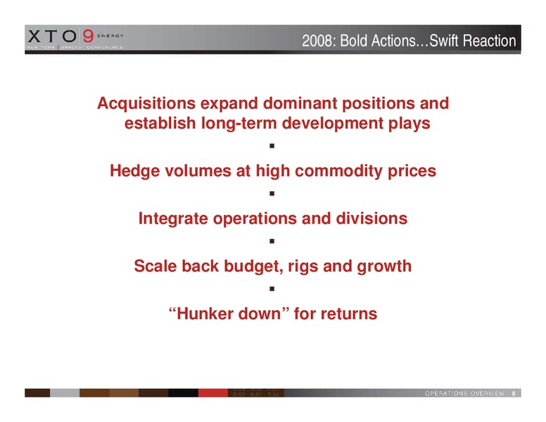 OPERATIONS OVERVIEW – XTO Energy Inc. – slide 8