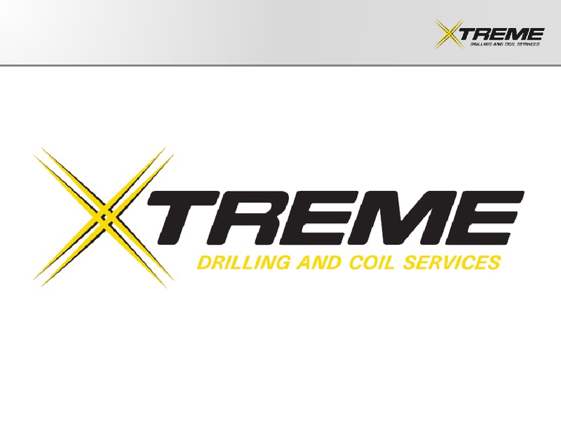 CORPORATE UPDATE – Xtreme Drilling Corp. – slide 23
