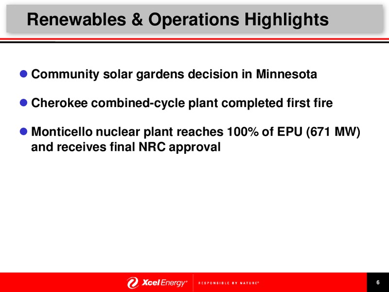 Second Quarter 2015 Earnings Release Presentation – Xcel Energy – slide 7