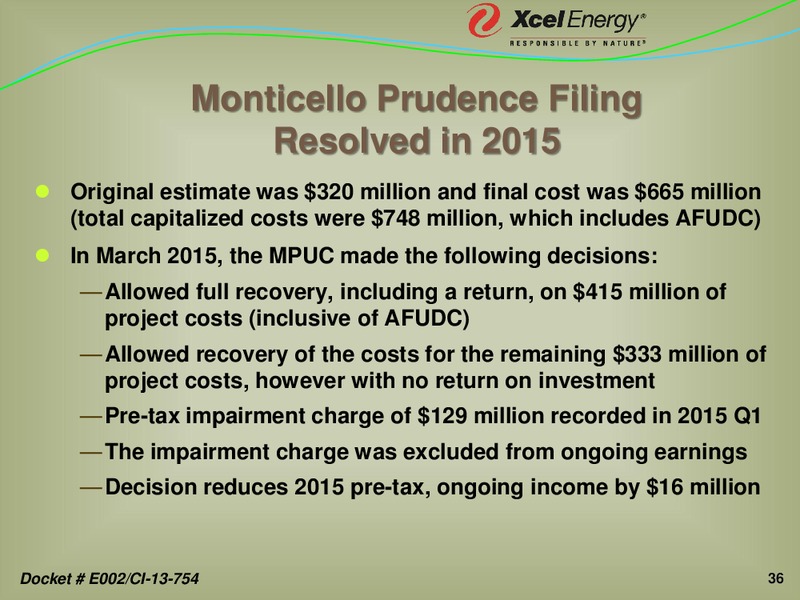 Barclays Kohler Conference – Xcel Energy – slide 35
