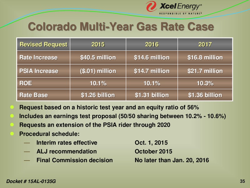 Barclays Energy Power Conference – Xcel Energy – slide 34