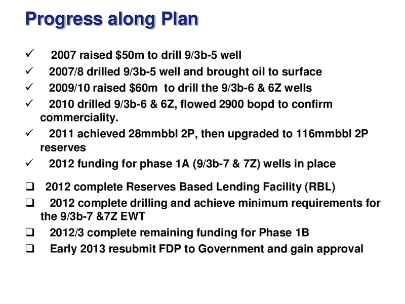 MAY 2012 ANNUAL GENERAL MEETING – Xcite Energy Ltd. – slide 3