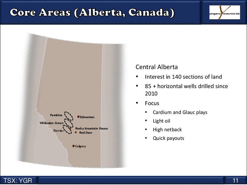 Corporate Presentation – Yangarra Resources Ltd. – slide 11