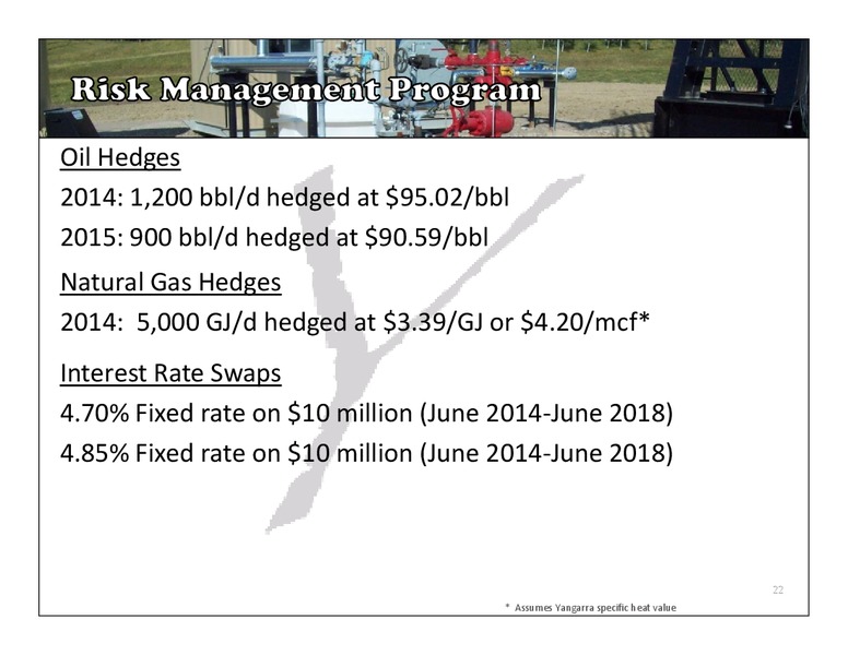 Corporate Presentation – Yangarra Resources Ltd. – slide 21