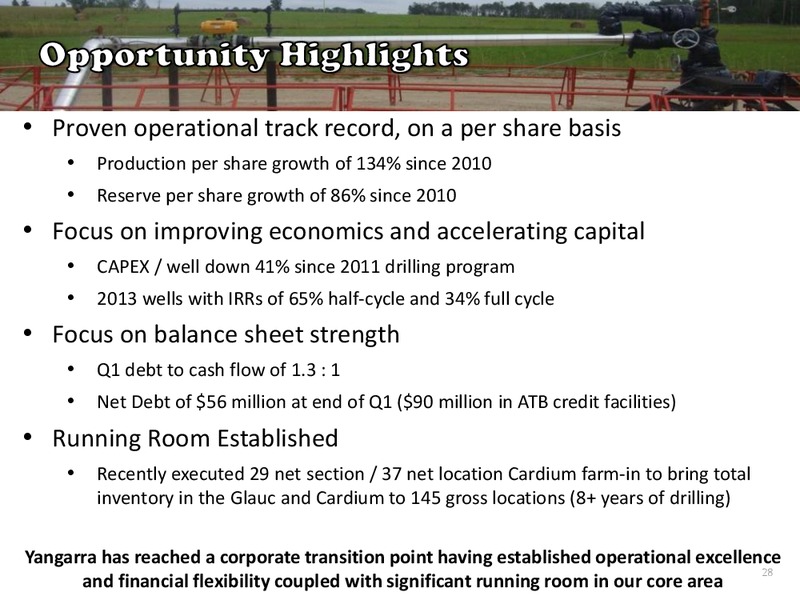Investor Presentation – Yangarra Resources Ltd. – slide 26