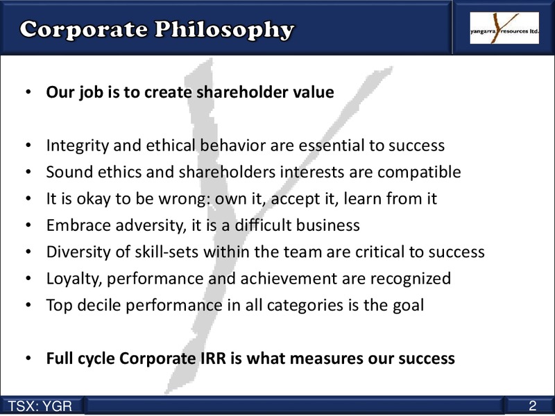 Coporate Presentation – Yangarra Resources Ltd. – slide 2