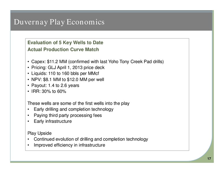 Corporate Presentation – Yoho Resources Inc. – slide 16