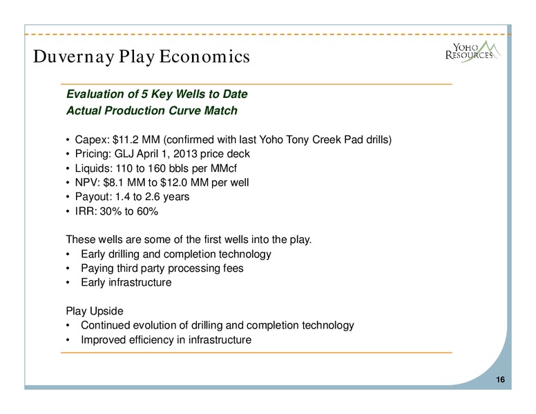 PETERS & CO ENERGY CONFERENCE – Yoho Resources Inc. – slide 15