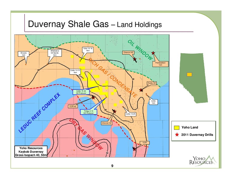 PETERS & CO LIMITED NORTH AMERICAN OIL & GAS CONFERENCE – Yoho Resources Inc. – slide 8