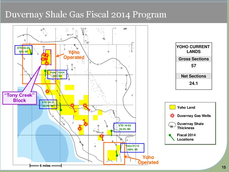 CORPORATE PRESENTATION – Yoho Resources Inc. – slide 14