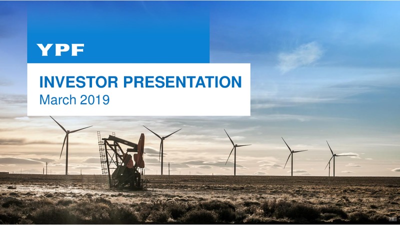 March 2019 Investor Presentation – YPF – slide 1