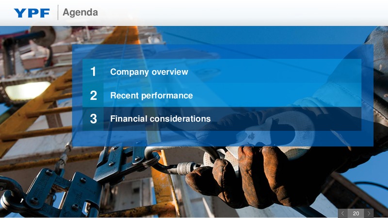 Investor Presentation – YPF S.A. – slide 19