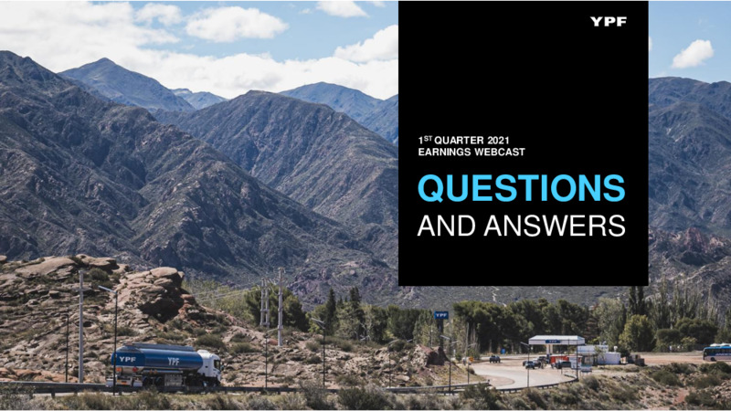 May 2021 Investor Presentation – YPF – slide 27