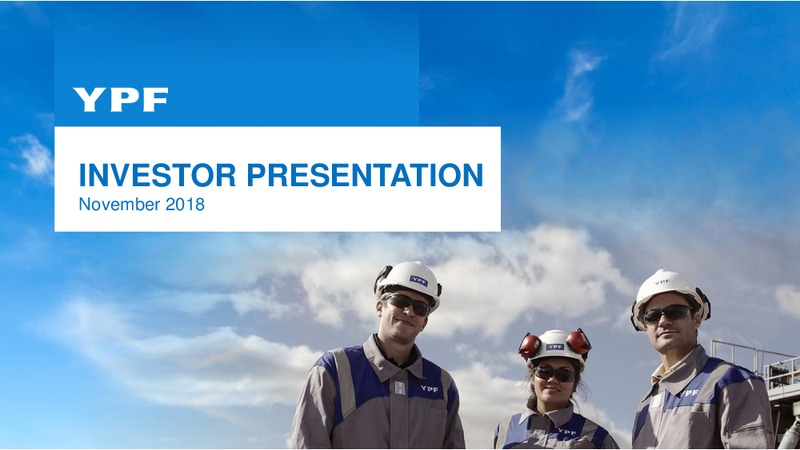 November 2018 Investor Presentation – YPF – slide 1