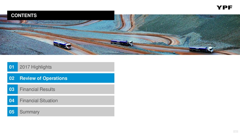 Full Year 2017 Earnings Presentation – YPF S.A. – slide 4