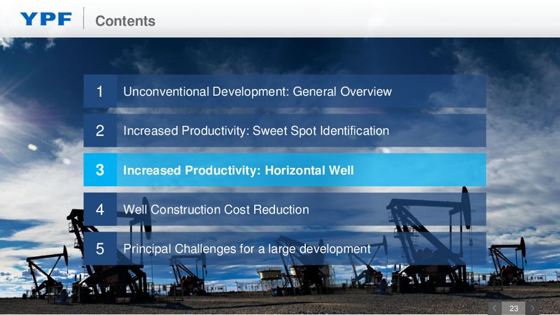 Vaca Muerta Update – YPF S.A. – slide 22