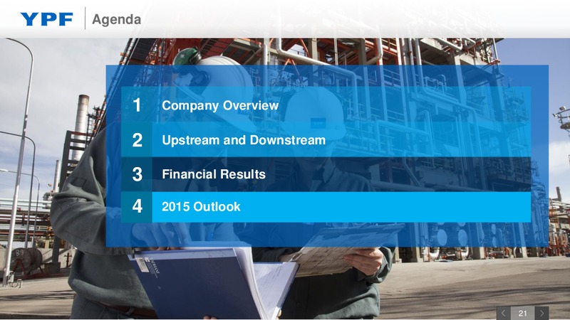 MAY 2015 INVESTOR PRESENTATION – YPF S.A. – slide 20