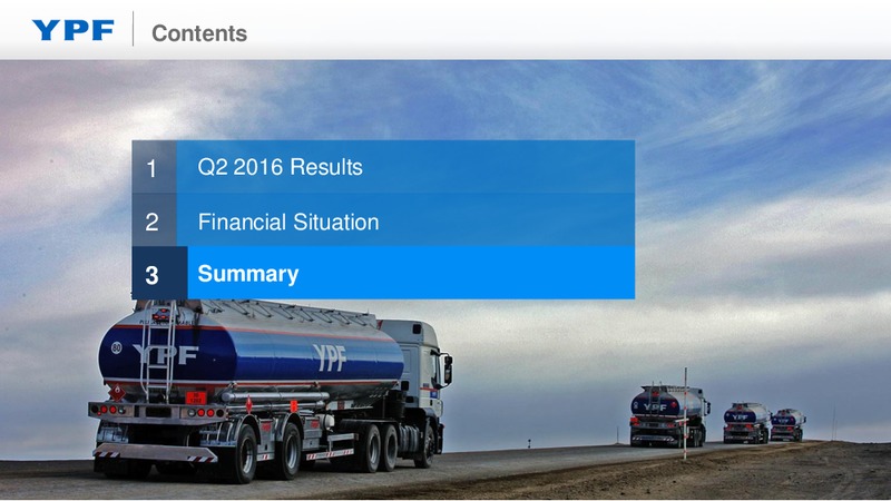Q2 2016 Earnings Webcast – YPF S.A. – slide 19