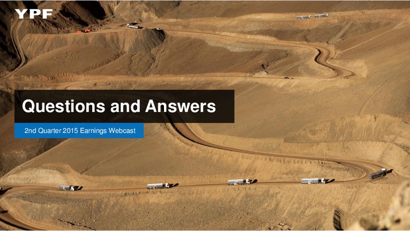 Q2 2015 Earnings Call – YPF S.A. – slide 19