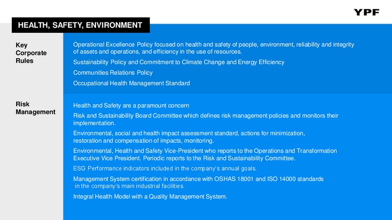 August 2018 Corporate Presentation – YPF S.A. – slide 5