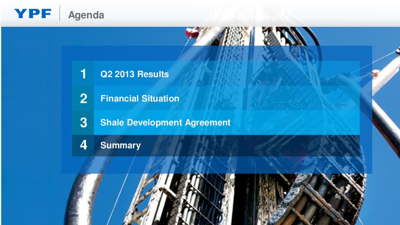 Q2 2013 EARNINGS CALL – YPF S.A. – slide 18