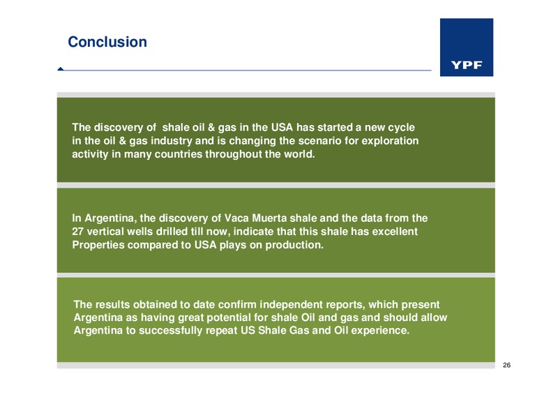 Field Trip 2011 Vaca Muerta Shale oil – YPF S.A. – slide 25