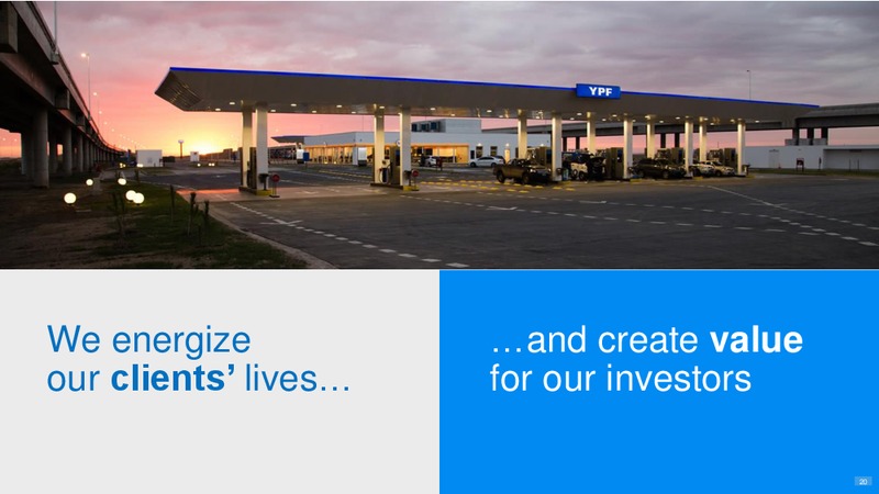 October 2017 Investor Day Presentation – YPF S.A. – slide 19