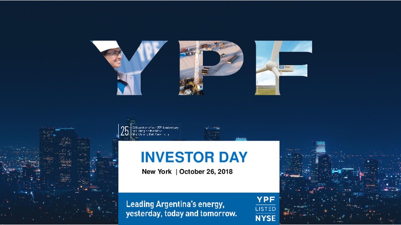 Investor Day 2018 – YPF S.A. – slide 1