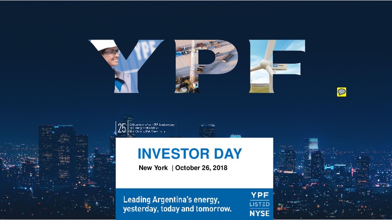 Investor Day 2018 – YPF S.A. – slide 3
