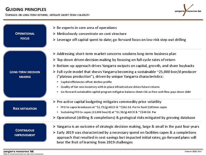 March 2020 Investor Presentation – Yangarra Resources Ltd. – slide 4