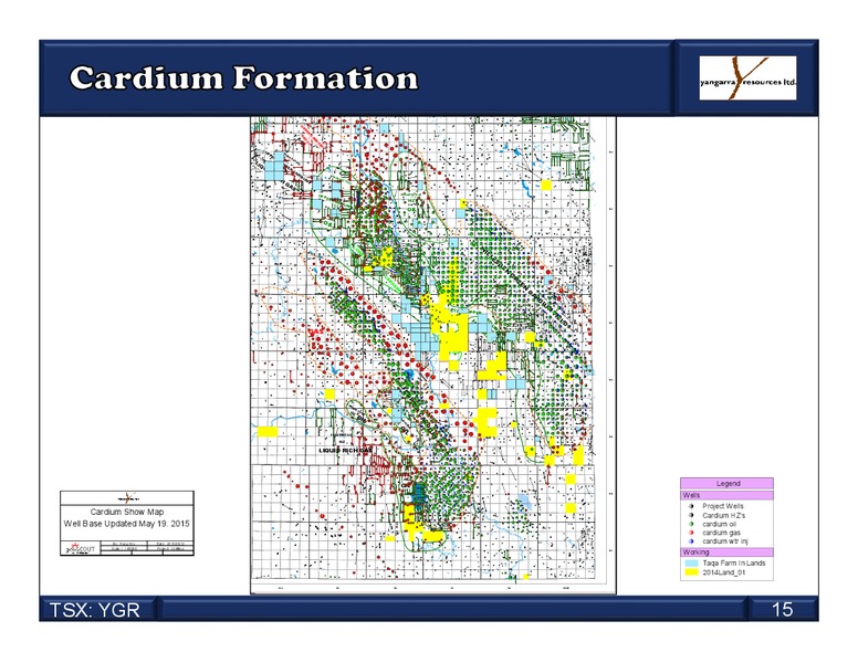 JULY 2015 INVESTOR PRESENTATION – Yangarra Resources Ltd. – slide 14