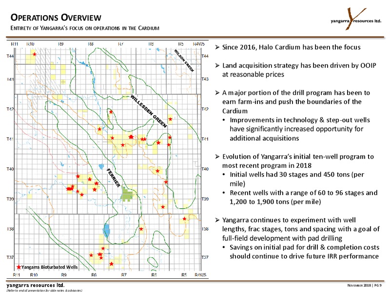 CORPORATE PRESENTATION – Yangarra Resources Ltd. – slide 9