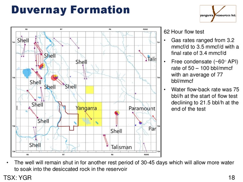 November 2016 Corporate Presentation – Yangarra Resources Ltd. – slide 18