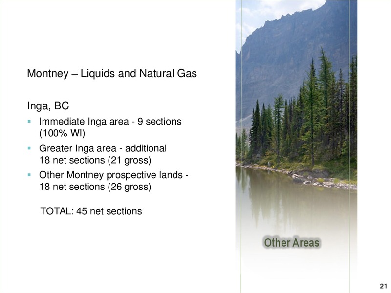 July 2015 Investor Presentation – Yoho Resources Inc. – slide 19