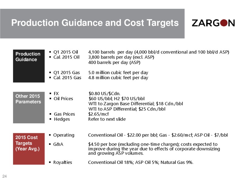 CORPORATE PRESENTATION – Zargon Oil & Gas Ltd – slide 23