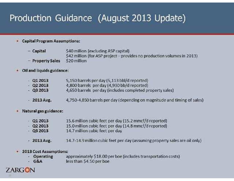 PETERS AND COMPANY LIMITED ENERGY CONFERENCE – Zargon Oil & Gas Ltd – slide 39