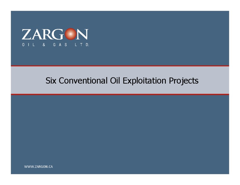 23RD ANNUAL CAPP INVESTMENT SYMPOSIUM – Zargon Oil & Gas Ltd – slide 16
