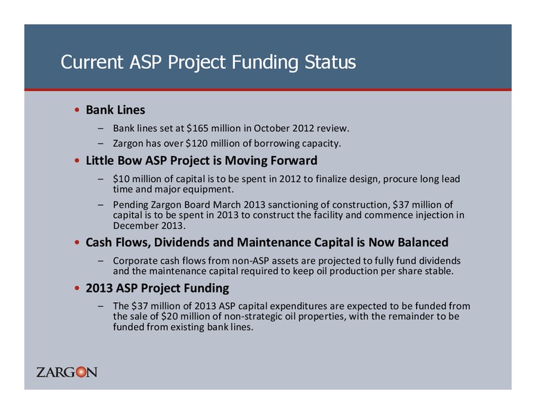 23RD ANNUAL CAPP INVESTMENT SYMPOSIUM – Zargon Oil & Gas Ltd – slide 64