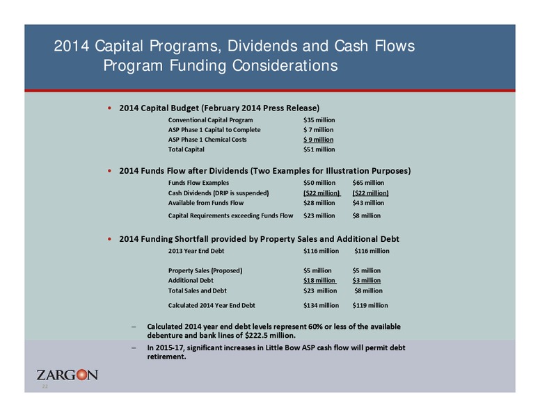 Corporate Presentation – Zargon Oil & Gas Ltd – slide 21