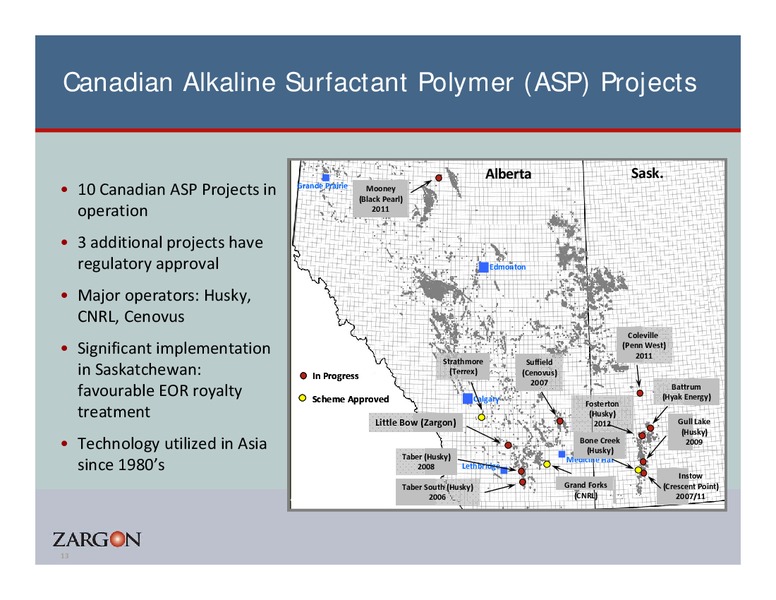 Coporate Presentation – Zargon Oil & Gas Ltd – slide 12