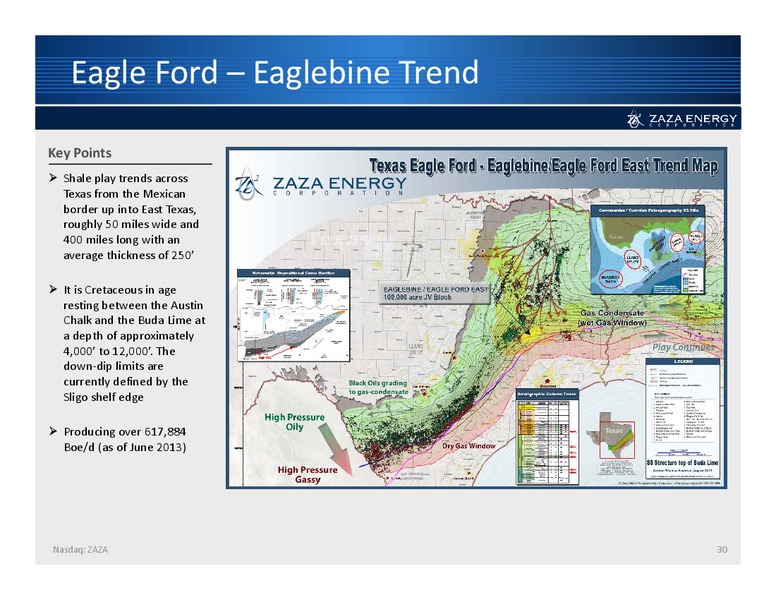 Investor Presentation – Zaza Energy Corp – slide 29