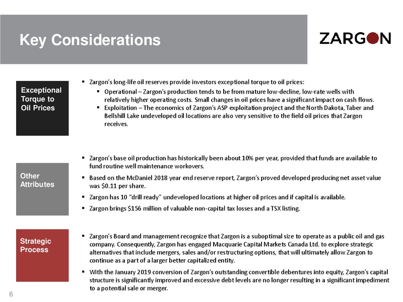January 2019 Corporate Presentation – Zargon Oil & Gas Ltd – slide 5