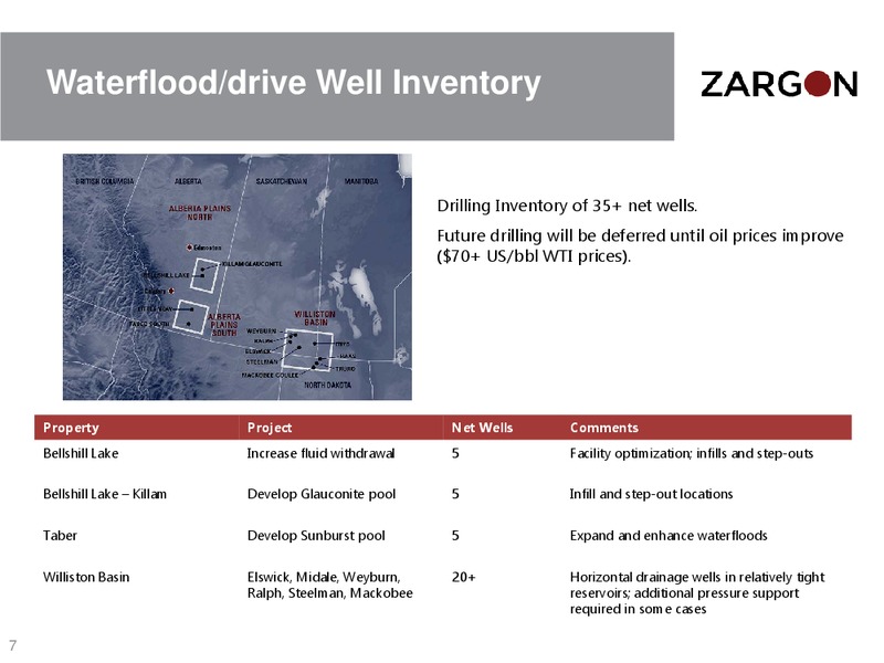 JUNE 2015 INVESTOR PRESENTATION – Zargon Oil & Gas Ltd – slide 6