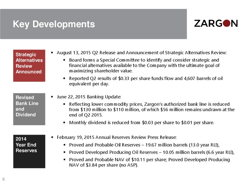 Peters and Co Energy Conference – Zargon Oil & Gas Ltd – slide 5