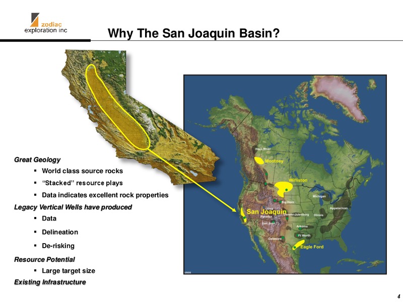 CANACCORD GENUITY GLOBAL ENERGY CONFERENCE – Zodiac Exploration Corp. – slide 4