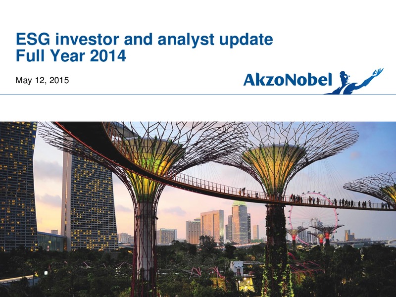 May 2015 Investor Presentation – Akzo Nobel – slide 1