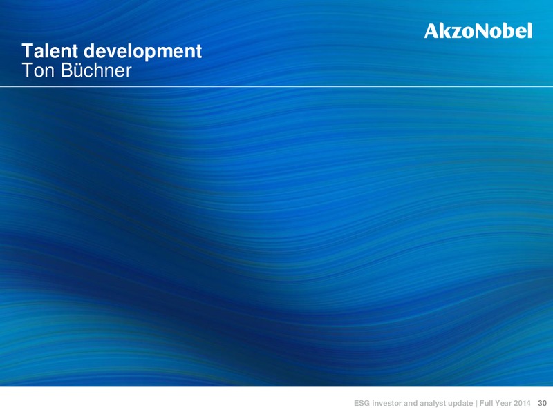 May 2015 Investor Presentation – Akzo Nobel – slide 30